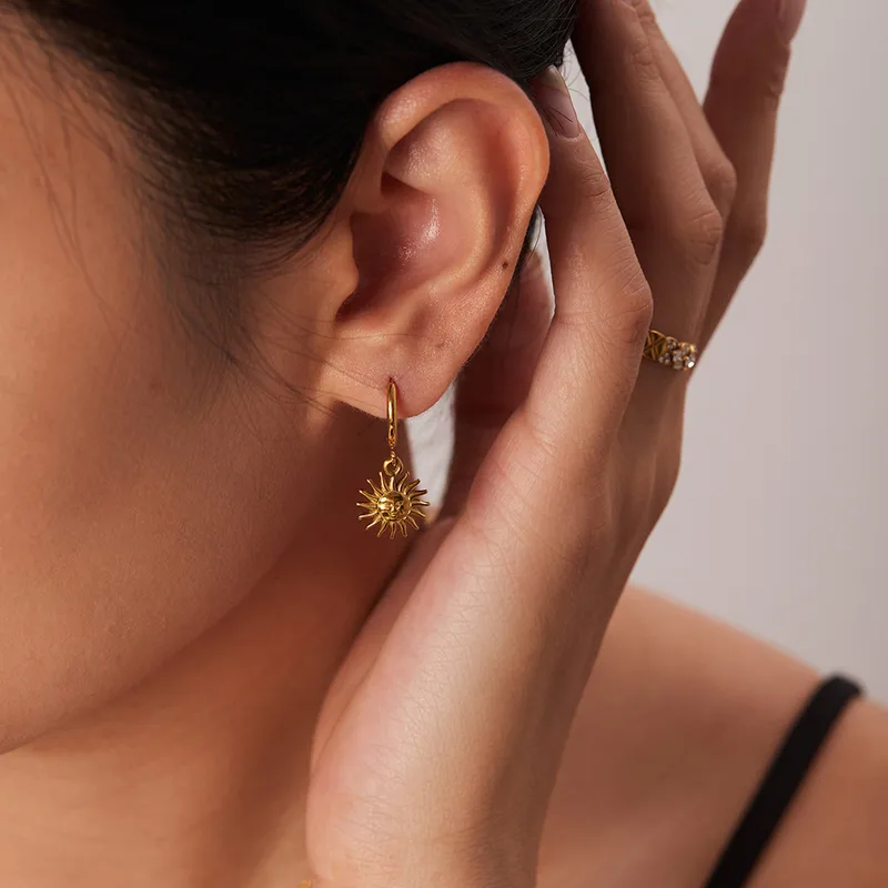 Charm Hoop Earrings